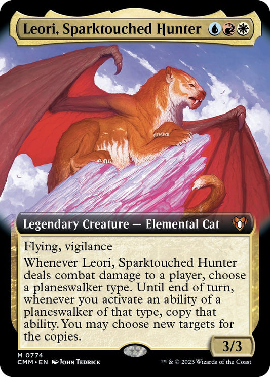 Leori, Sparktouched Hunter (Extended Art) [CMM - 774]
