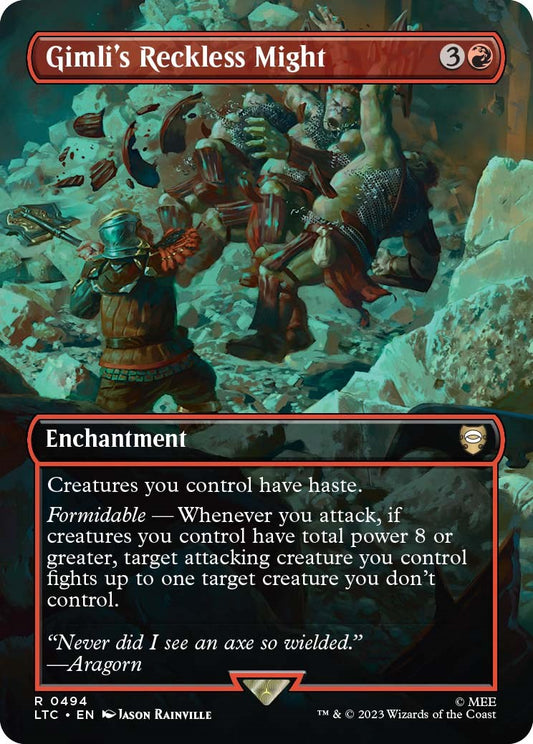 Gimli's Reckless Might (Borderless) [LTC - 494]