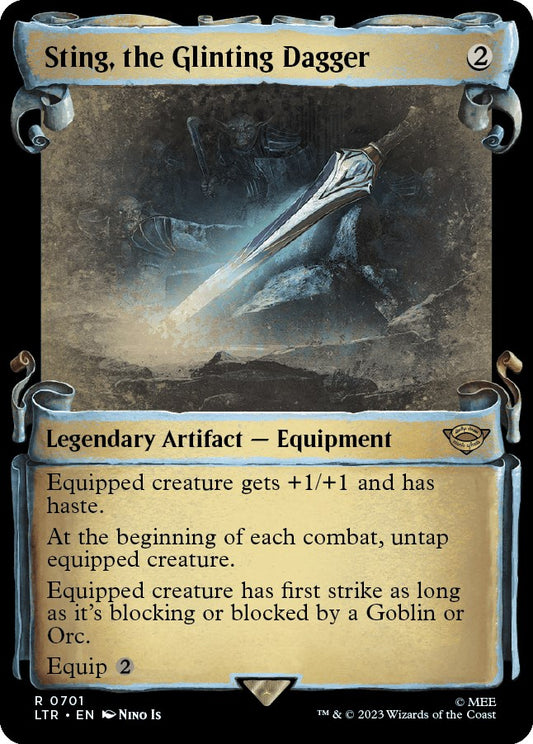 Sting, the Glinting Dagger (Showcase Scrolls) [LTR - 701]
