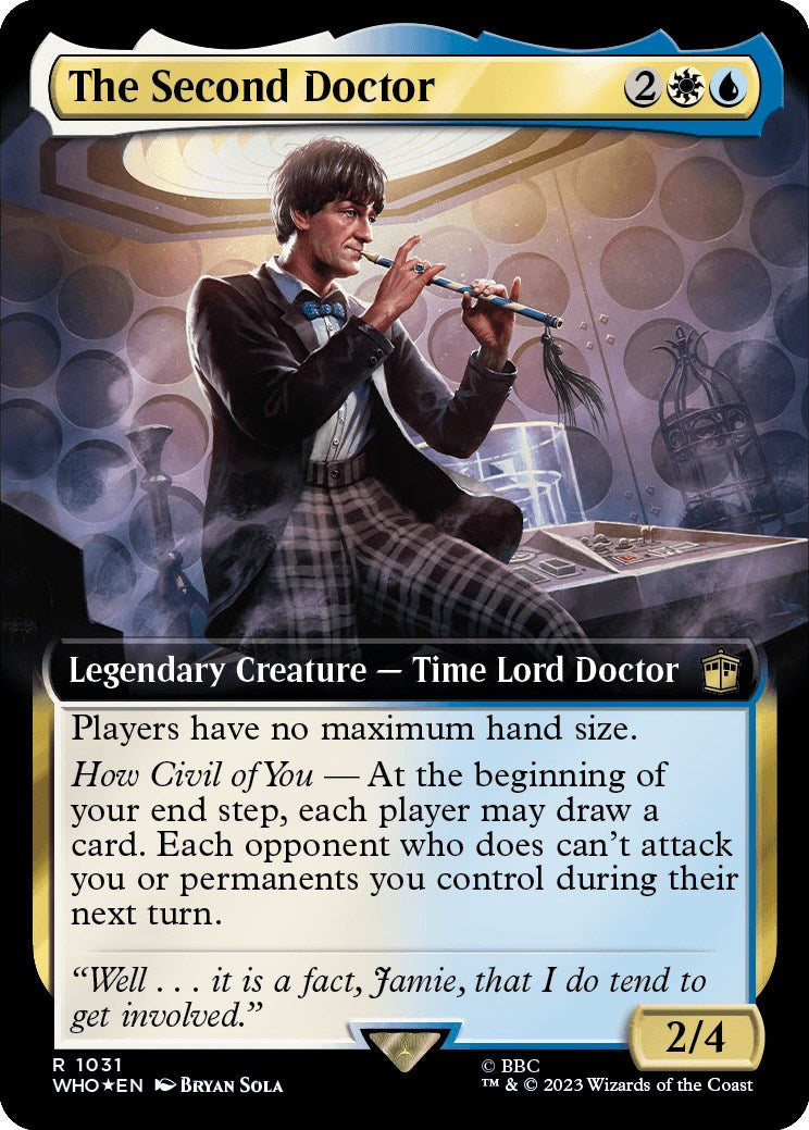 The Second Doctor (Extended Art) (Surge Foil) [WHO - 1031]