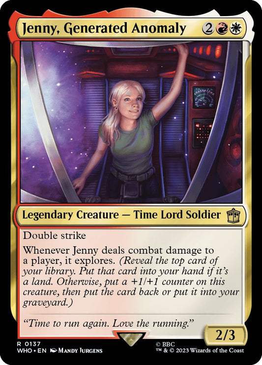 Jenny, Generated Anomaly [WHO - 137]