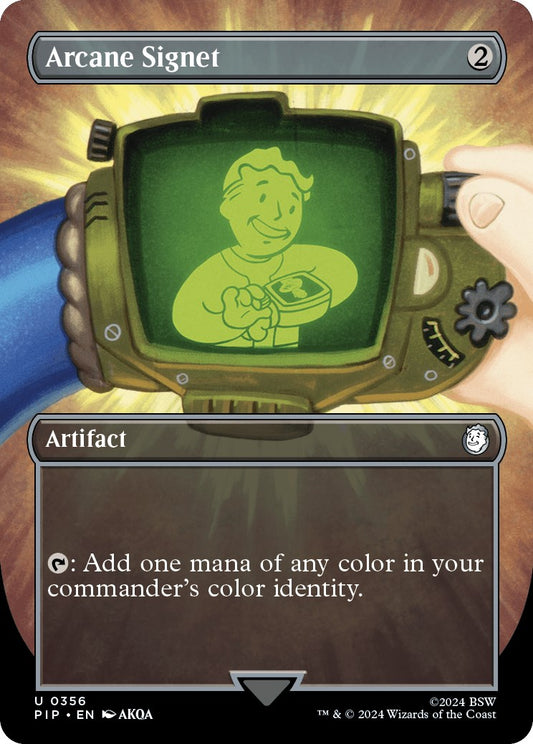 Arcane Signet (Borderless) [PIP - 356]