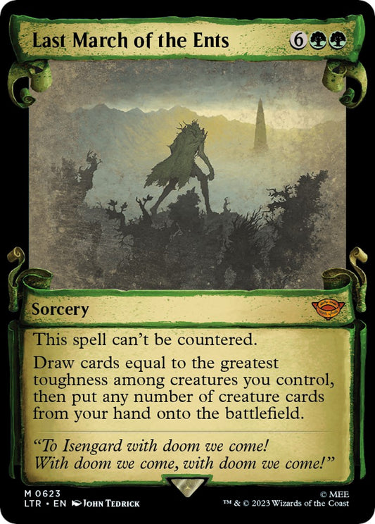 Last March of the Ents (Showcase Scrolls) [LTR - 623]