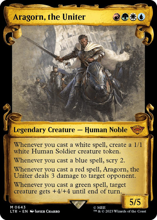 Aragorn, the Uniter (Showcase Scrolls) [LTR - 643]