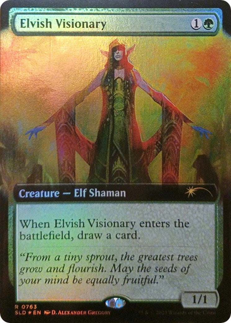 Elvish Visionary (Extended Art) [SLD - 763]