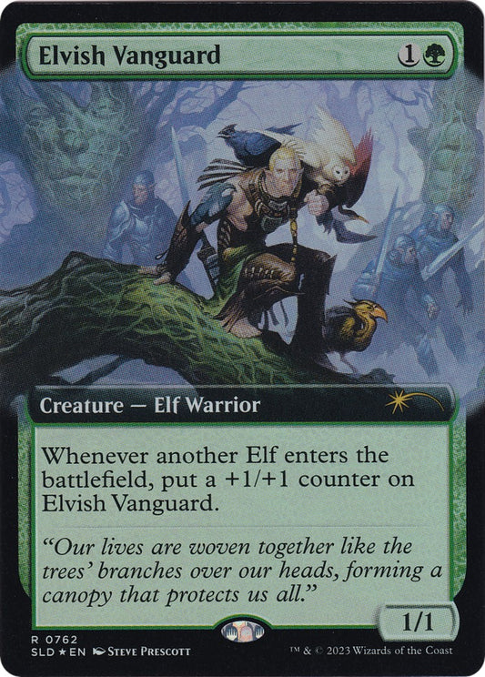 Elvish Vanguard (Extended Art) [SLD - 762]