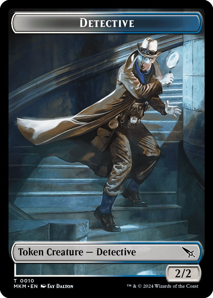 Detective // Dog Double-Sided Token
