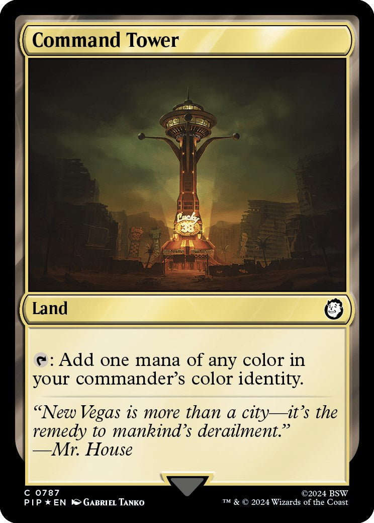Command Tower (Surge Foil) [PIP - 787]