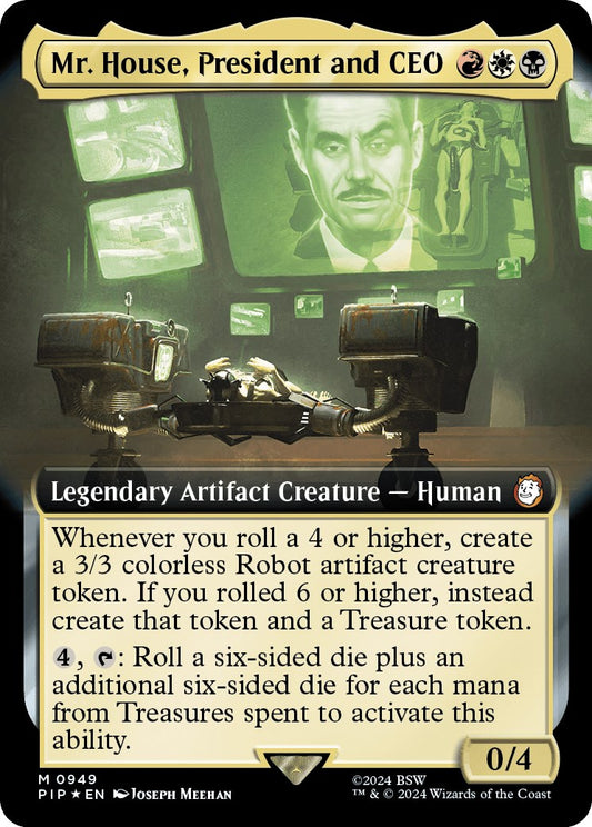 Mr. House, President and CEO (Extended Art) (Surge Foil) [PIP - 949]