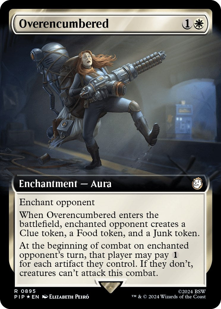 Overencumbered (Extended Art) (Surge Foil) [PIP - 895]