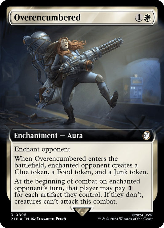 Overencumbered (Extended Art) (Surge Foil) [PIP - 895]