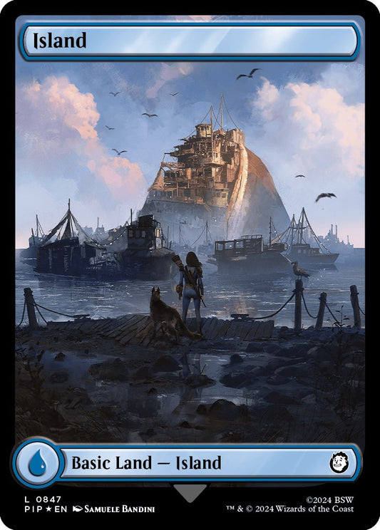 Island (0847) (Surge Foil) [PIP - 847]