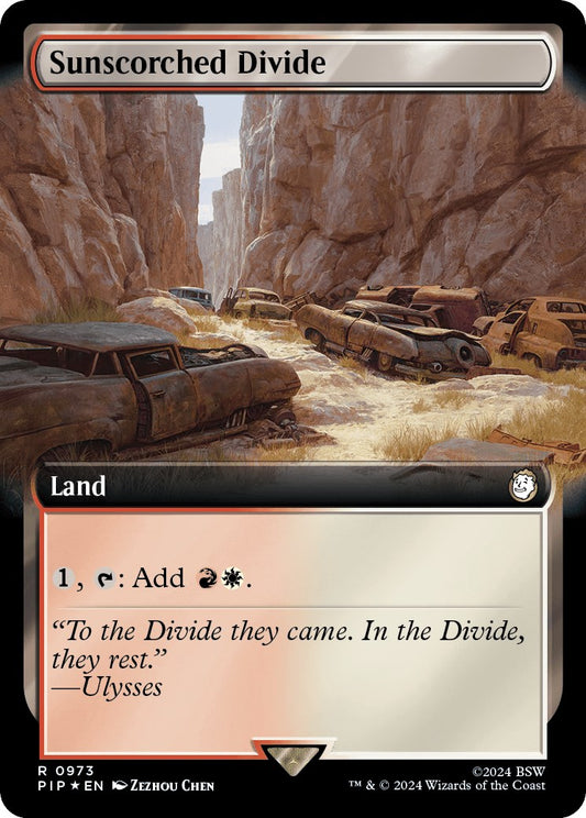 Sunscorched Divide (Extended Art) (Surge Foil) [PIP - 973]