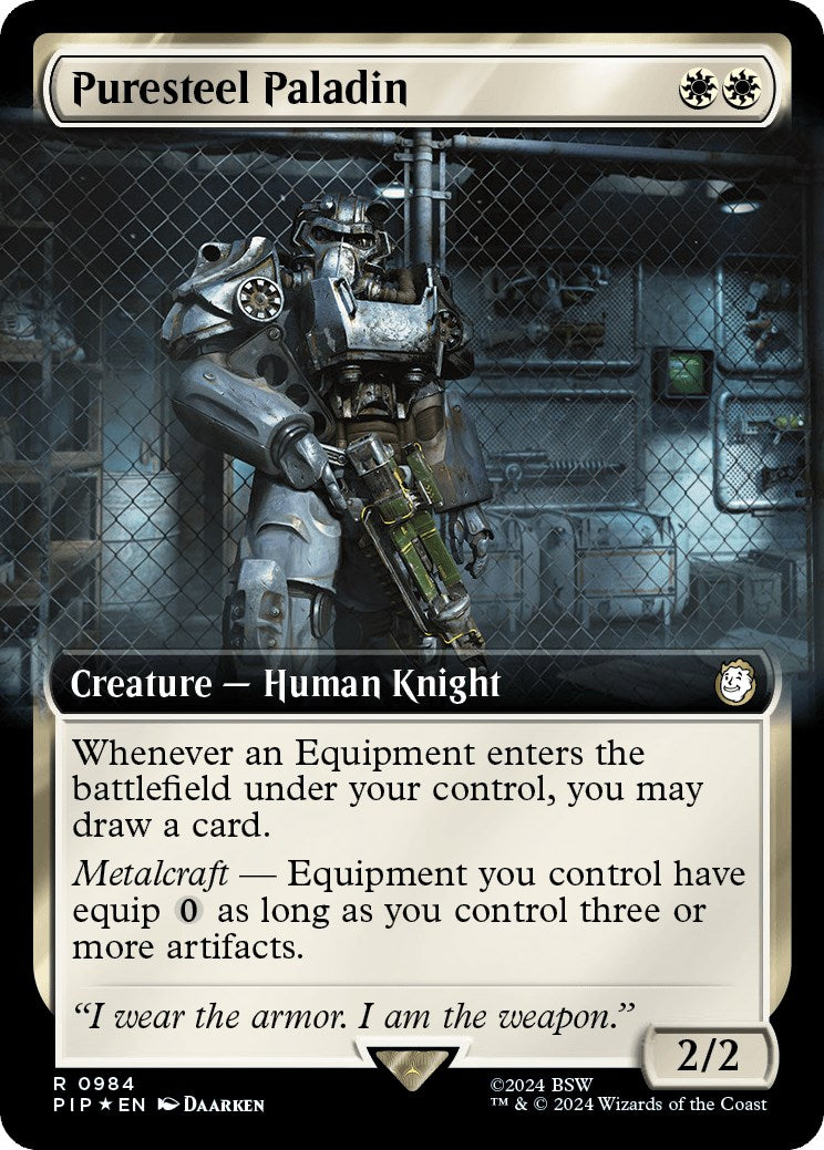 Puresteel Paladin (Extended Art) (Surge Foil) [PIP - 984]