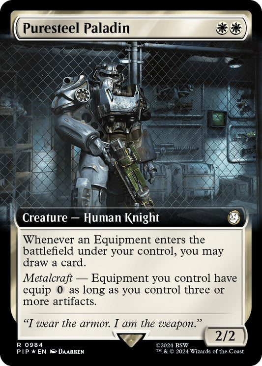 Puresteel Paladin (Extended Art) (Surge Foil) [PIP - 984]