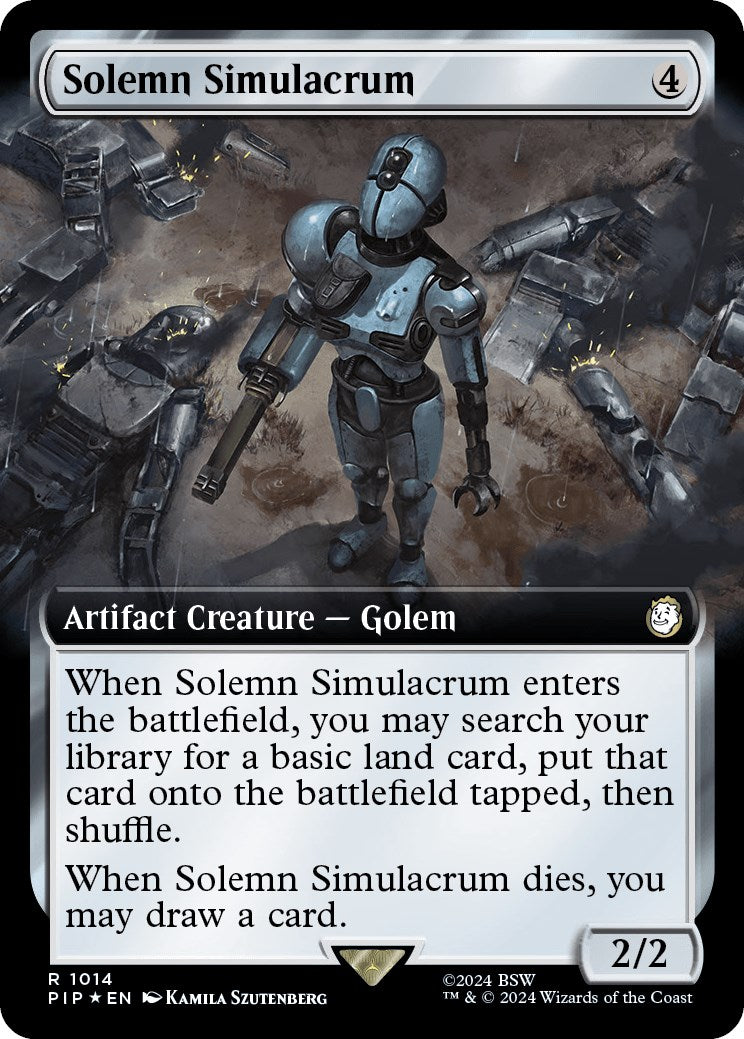 Solemn Simulacrum (Extended Art) (Surge Foil) [PIP - 1014]