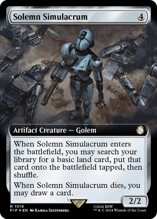 Solemn Simulacrum (Extended Art) (Surge Foil) [PIP - 1014]