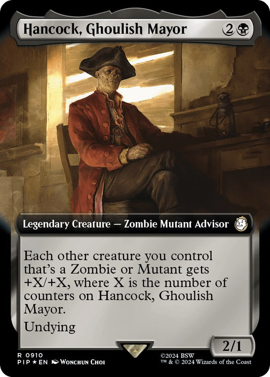 Hancock, Ghoulish Mayor (Extended Art) (Surge Foil) [PIP - 910]