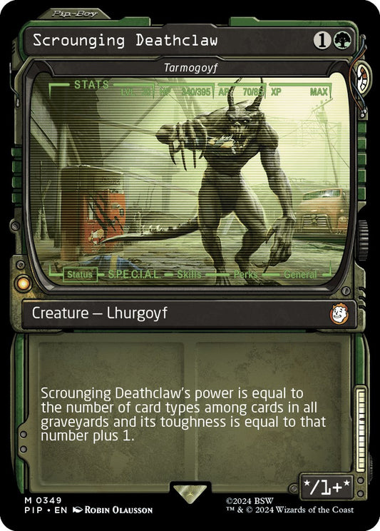 Scrounging Deathclaw - Tarmogoyf (Showcase) [PIP - 349]