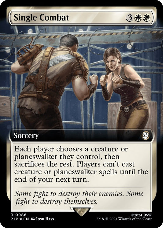 Single Combat (Extended Art) (Surge Foil) [PIP - 986]
