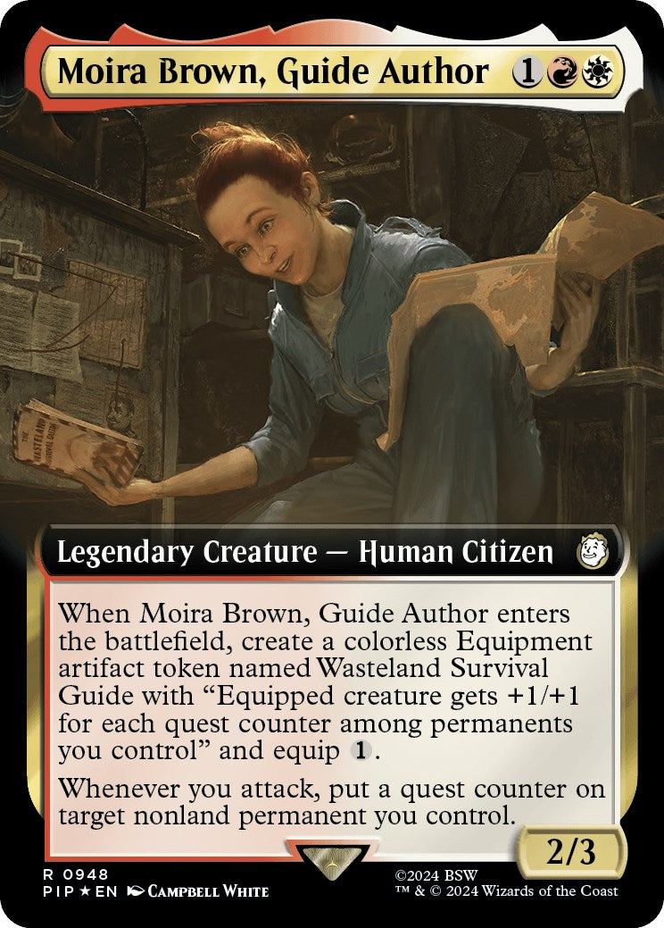 Moira Brown, Guide Author (Extended Art) (Surge Foil) [PIP - 948]