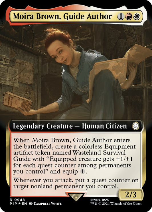 Moira Brown, Guide Author (Extended Art) (Surge Foil) [PIP - 948]