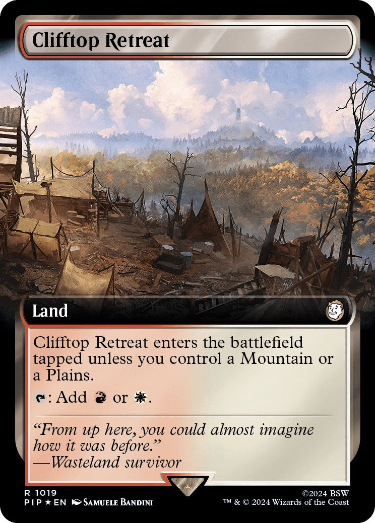 Clifftop Retreat (Extended Art) (Surge Foil) [PIP - 1019]