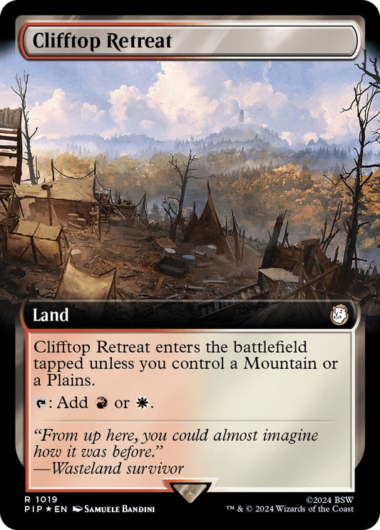 Clifftop Retreat (Extended Art) (Surge Foil) [PIP - 1019]