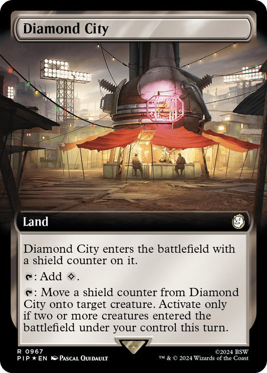 Diamond City (Extended Art) (Surge Foil) [PIP - 967]