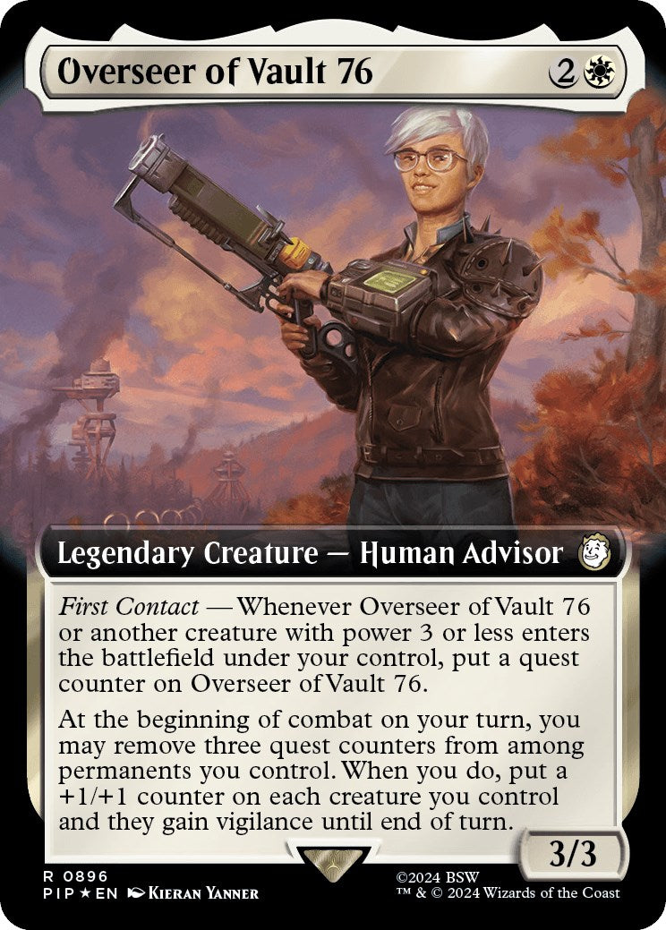 Overseer of Vault 76 (Extended Art) (Surge Foil) [PIP - 896]
