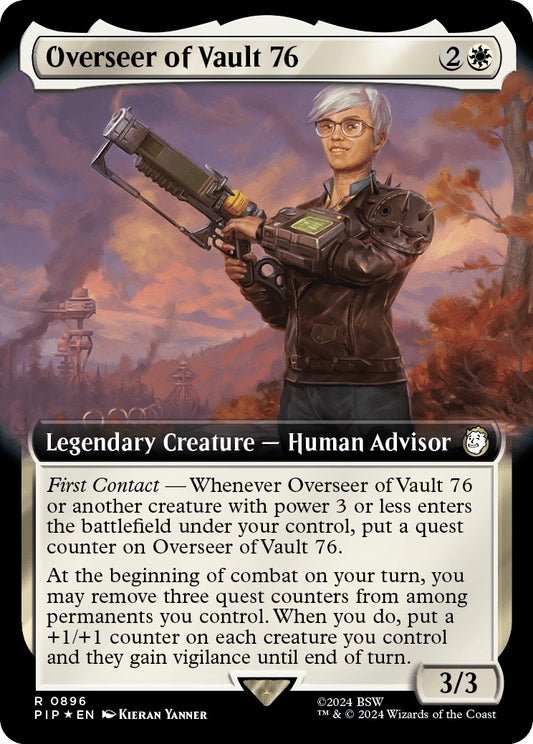 Overseer of Vault 76 (Extended Art) (Surge Foil) [PIP - 896]