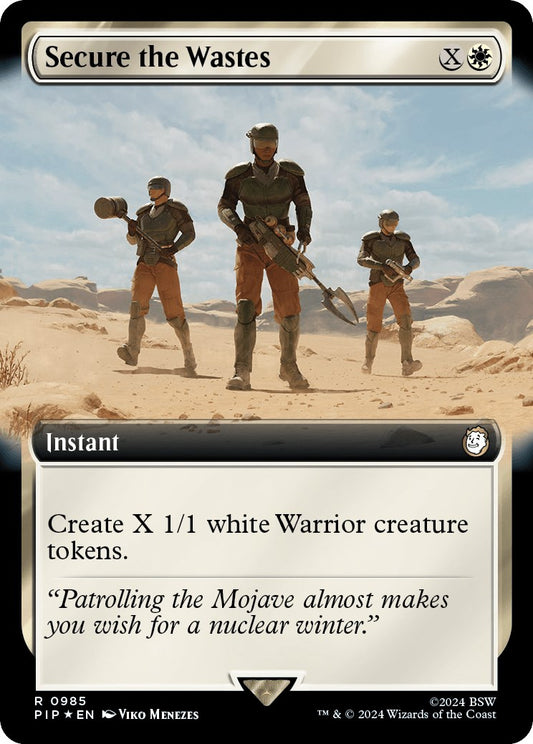 Secure the Wastes (Extended Art) (Surge Foil) [PIP - 985]
