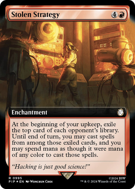 Stolen Strategy (Extended Art) (Surge Foil) [PIP - 995]