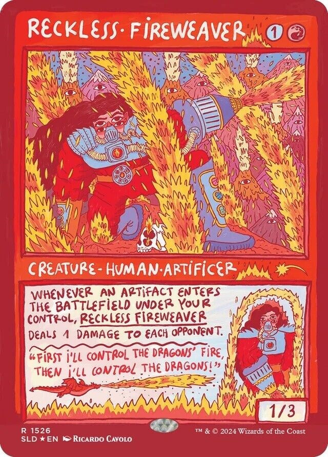 Reckless Fireweaver (Rainbow Foil)