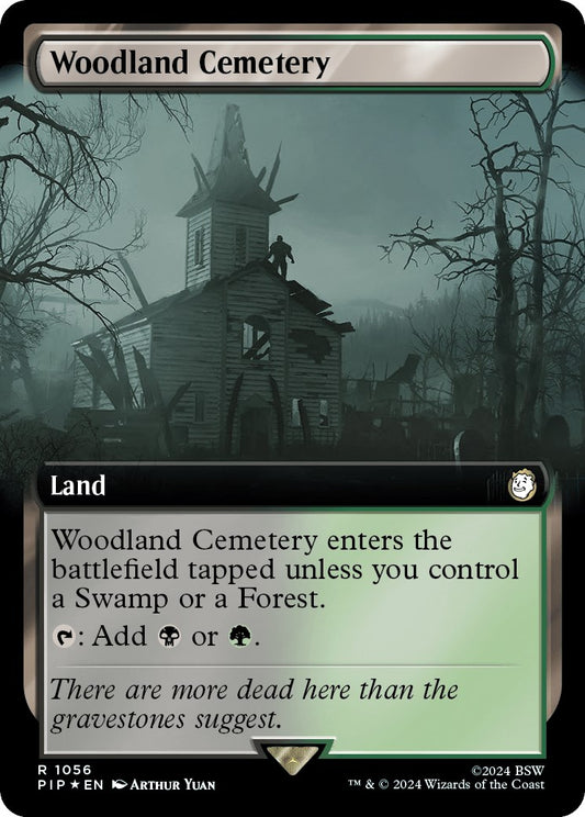 Woodland Cemetery (Extended Art) (Surge Foil) [PIP - 1056]