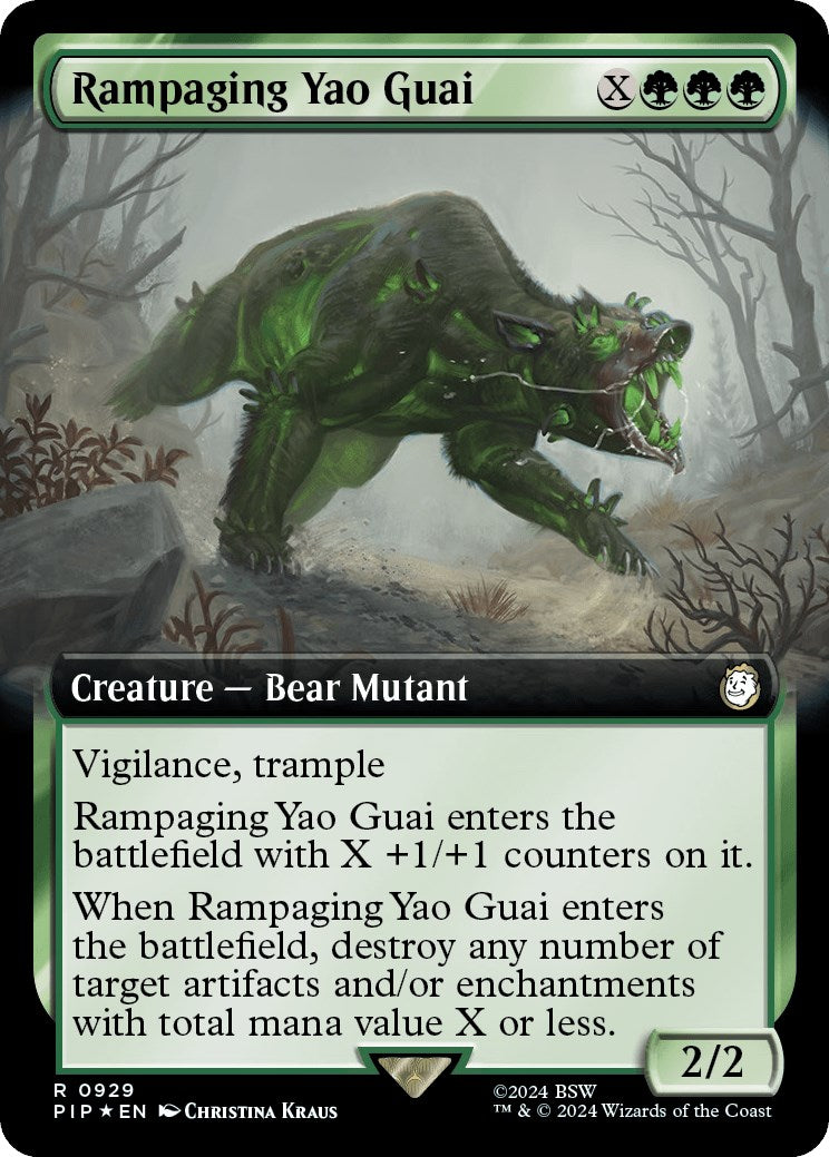 Rampaging Yao Guai (Extended Art) (Surge Foil) [PIP - 929]