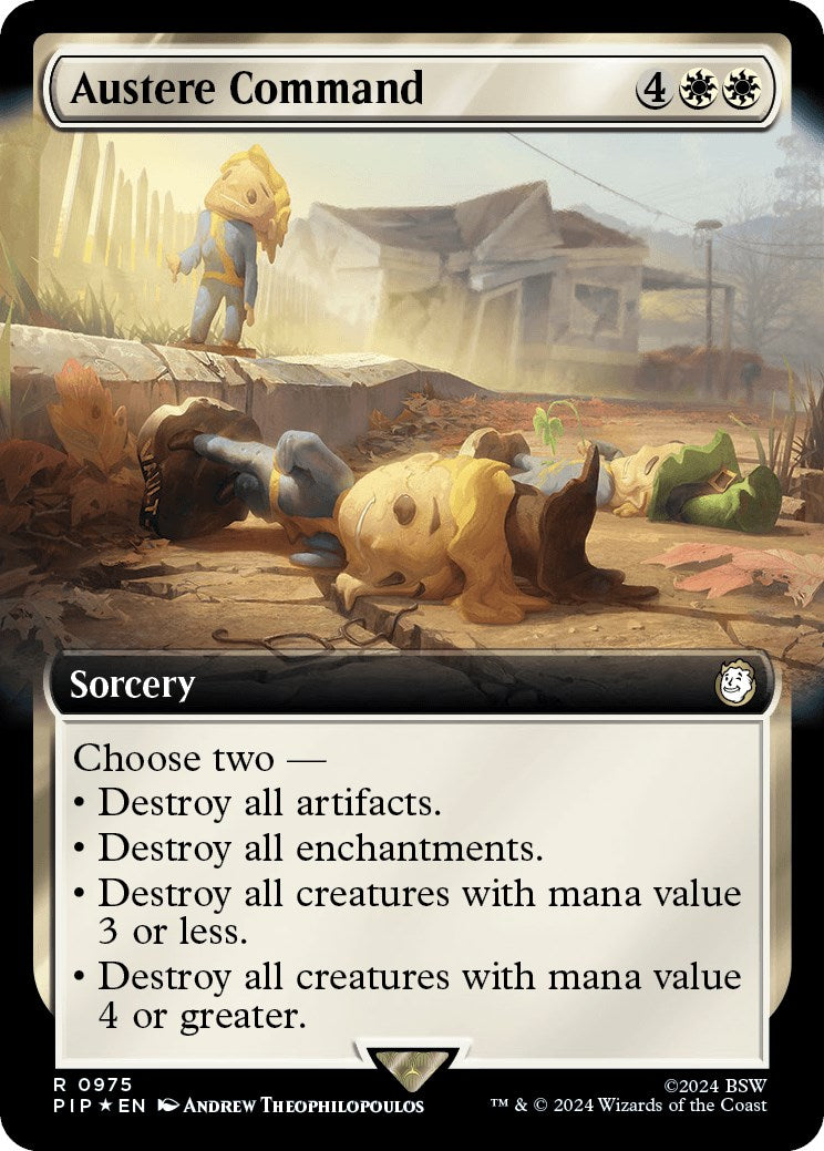 Austere Command (Extended Art) (Surge Foil) [PIP - 975]