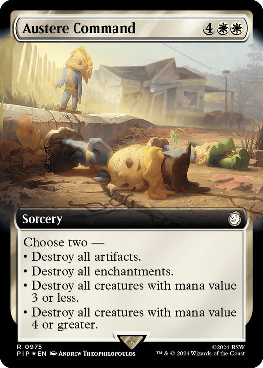 Austere Command (Extended Art) (Surge Foil) [PIP - 975]