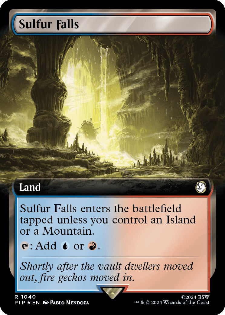 Sulfur Falls (Extended Art) (Surge Foil) [PIP - 1040]