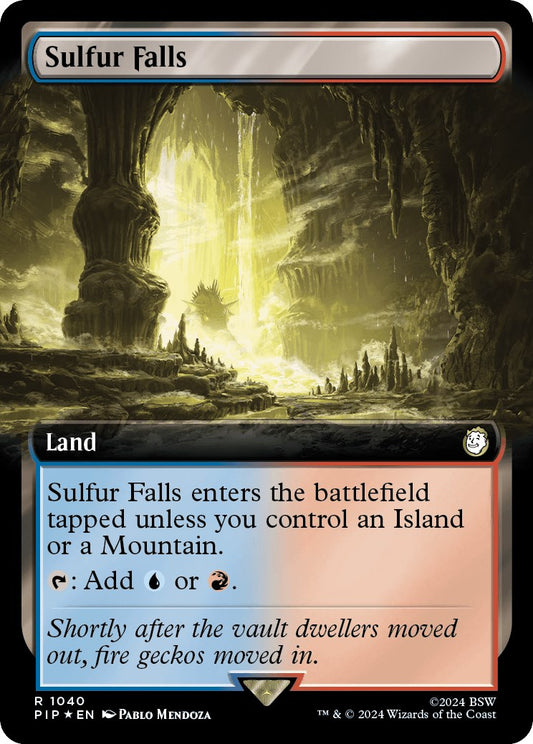 Sulfur Falls (Extended Art) (Surge Foil) [PIP - 1040]