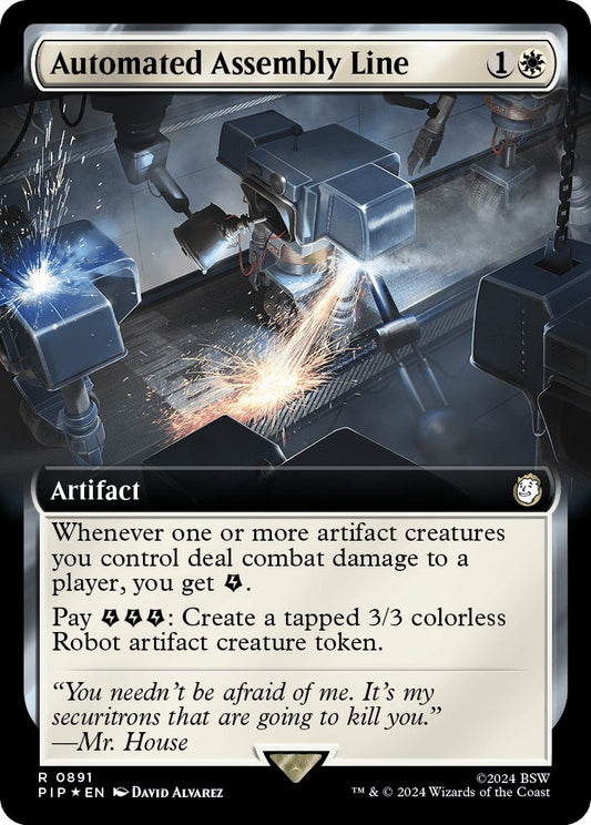 Automated Assembly Line (Extended Art) (Surge Foil) [PIP - 891]