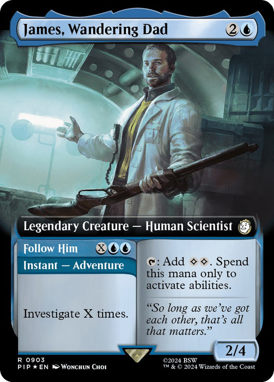 James, Wandering Dad (Extended Art) (Surge Foil) [PIP - 903]