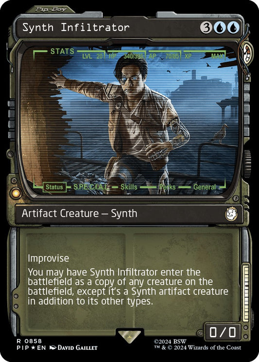 Synth Infiltrator (Showcase) (Surge Foil) [PIP - 858]