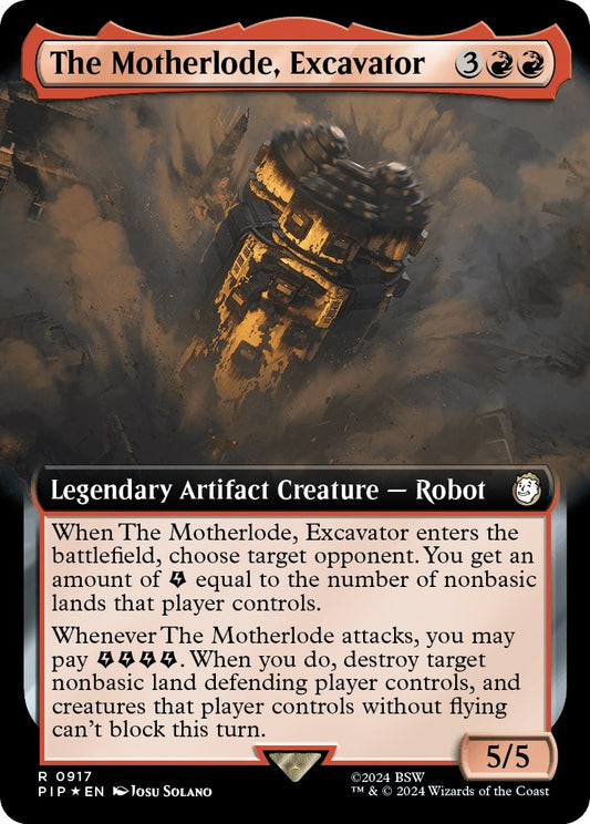 The Motherlode, Excavator (Extended Art) (Surge Foil) [PIP - 917]