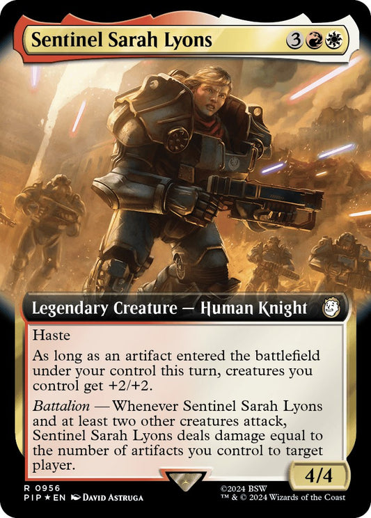 Sentinel Sarah Lyons (Extended Art) (Surge Foil) [PIP - 956]