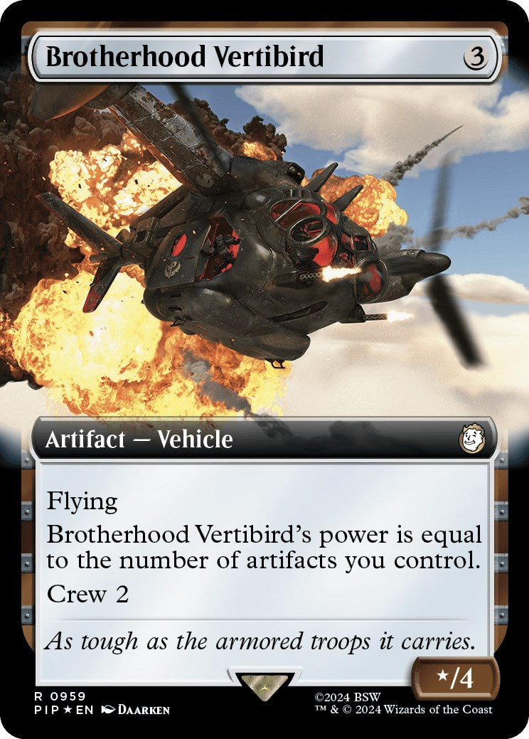 Brotherhood Vertibird (Extended Art) (Surge Foil) [PIP - 959]