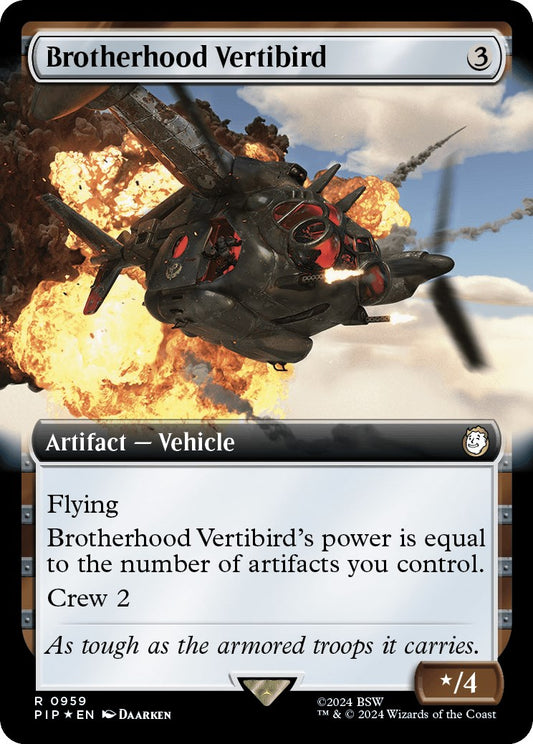 Brotherhood Vertibird (Extended Art) (Surge Foil) [PIP - 959]