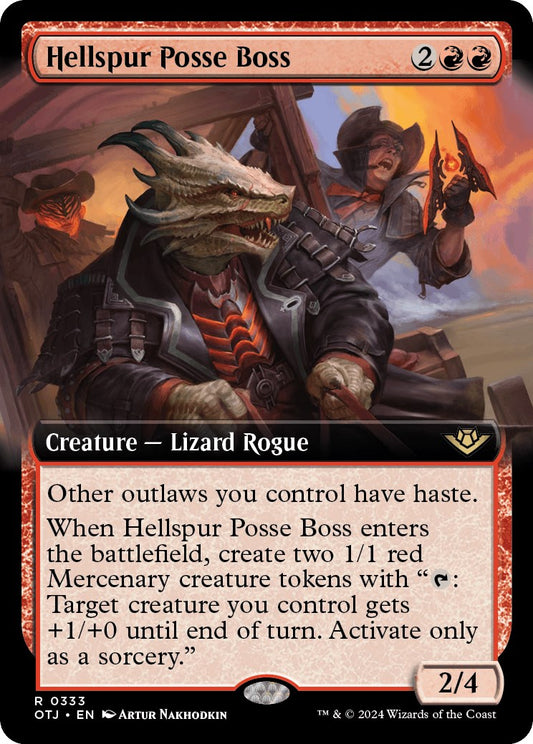 Hellspur Posse Boss (Extended Art) [OTJ - 333]