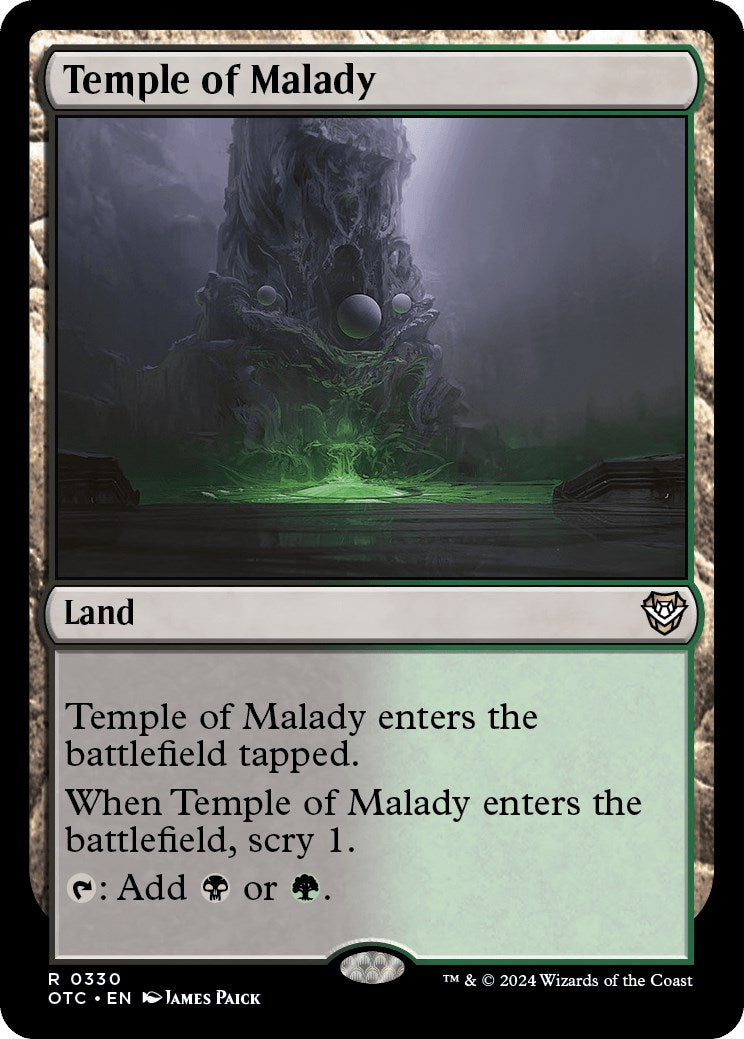 Temple of Malady [OTC - 330]