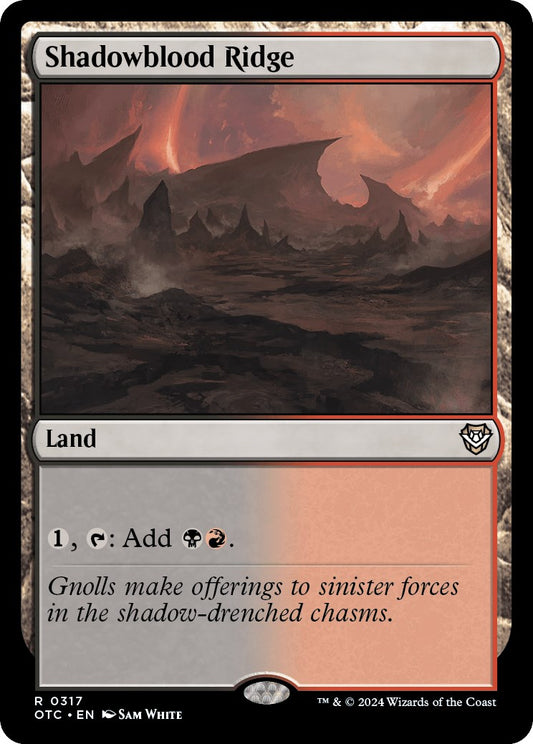 Shadowblood Ridge [OTC - 317]